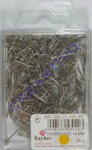 Stecknadeln 10mm 25g