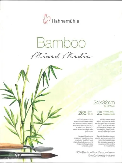 Bamboo-Mixed Media 24 x 32 cm Block 25 Blatt