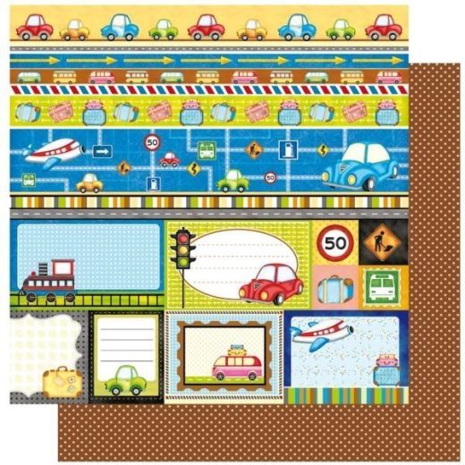 Scrapbooking Papier Vacation Cut Outs (Restbestand)