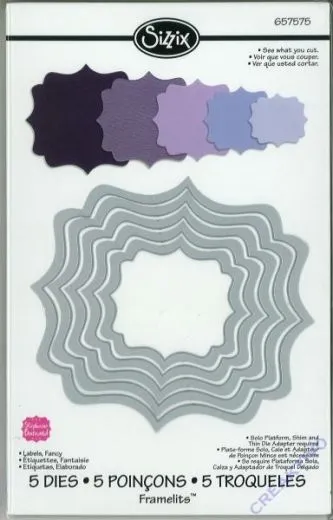 Sizzix Framelits Schablonenset Labels