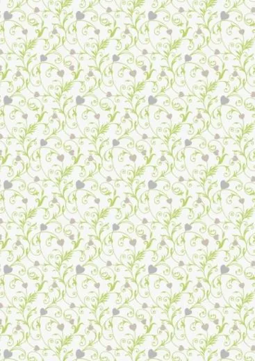 Bastelkarton Just married Ornament Gr�n