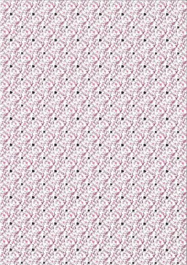 Bastelkarton Just married Ornament rot