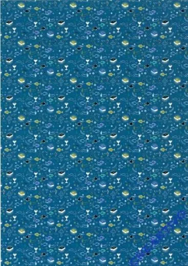 Bastelkarton Kommunion / Konfirmation t�rkis Muster (Restbestand)