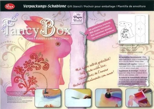 Viva Decor Verpackungs-Schablone Osterhase