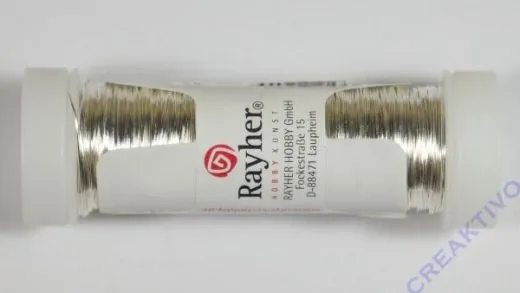 Silberdraht mit Kupferkern 0,3mm 50m