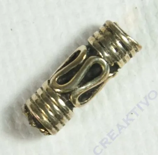 Silberr�hrchen antik 10mm (Restbestand)