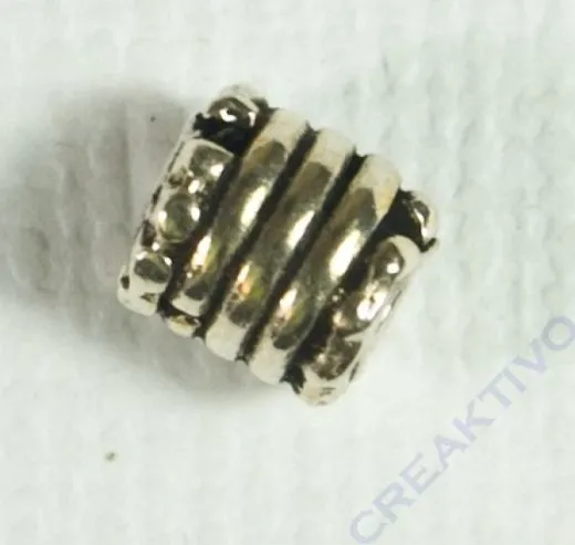 Silberr�hrchen antik 5mm (Restbestand)