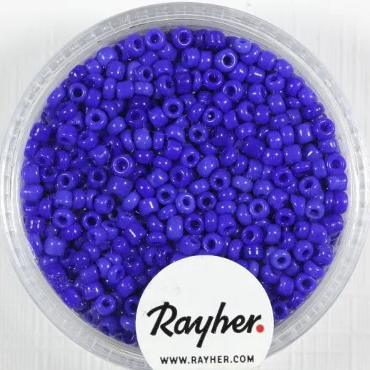 Rocailles 2 mm � opak dunkelblau (Restbestand)