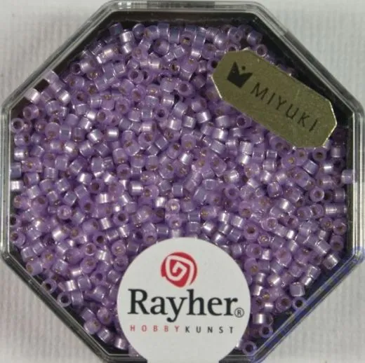 Delica Rocailles 1,6mm perlglanz violett hell