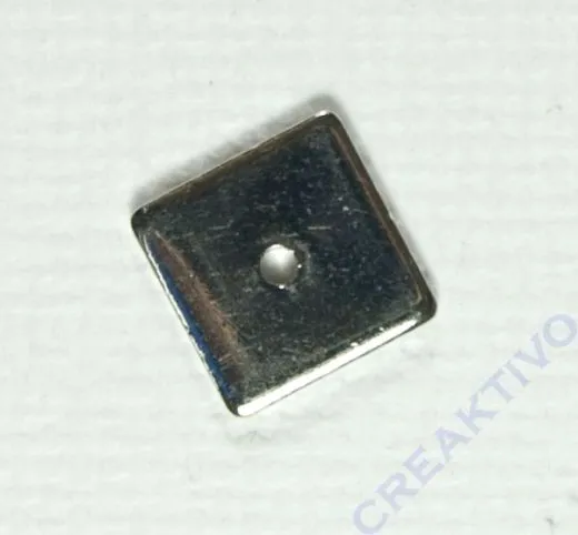 Pracht Metallzwischenteil platin 8x8mm