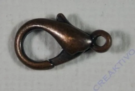 Karabiner 14mm altkupfer