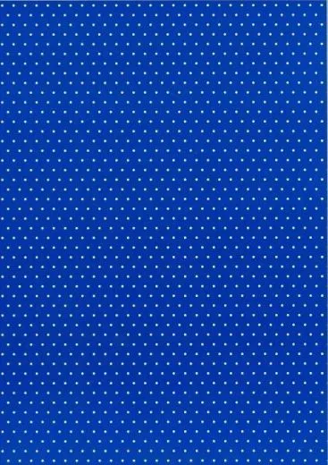 Bastelkarton Happy Papers Punkte DIN A4 mittelblau