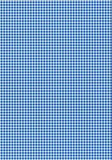 Bastelkarton Happy Papers Karos DIN A4 mittelblau