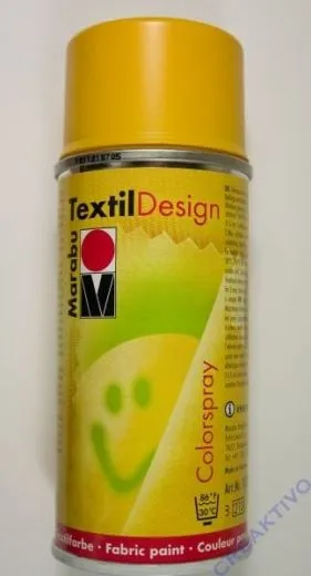 Marabu-TextilDesign Colorspray mittelgelb