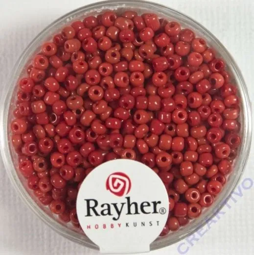 Rocailles 2 mm � opak rot