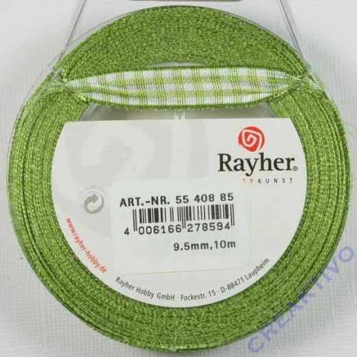 Rayher Karoband 9,5mm maigr�n