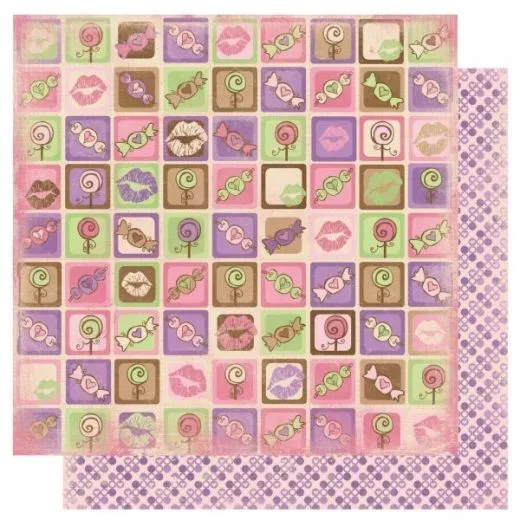 Scrapbooking Papier Smoochable Eye Candy (Restbestand)