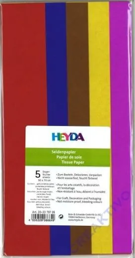 Seidenpapier 50x70 cm Sortiment bunt 2