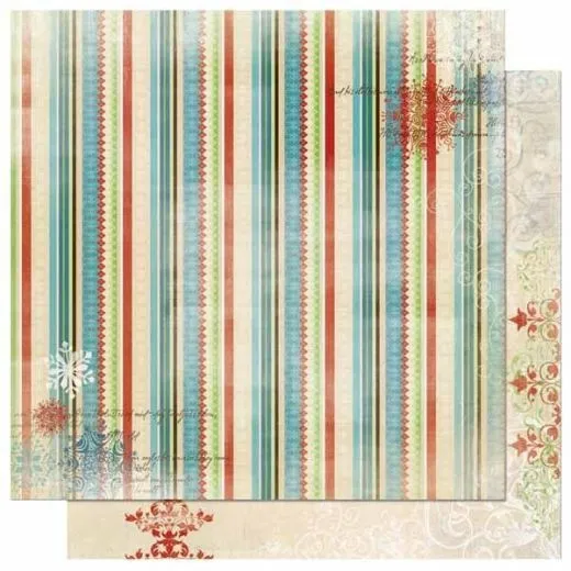Scrapbooking Papier Blitzen - Stripe