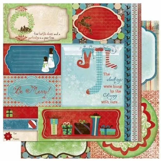 Scrapbooking Papier Blitzen - Cut Outs