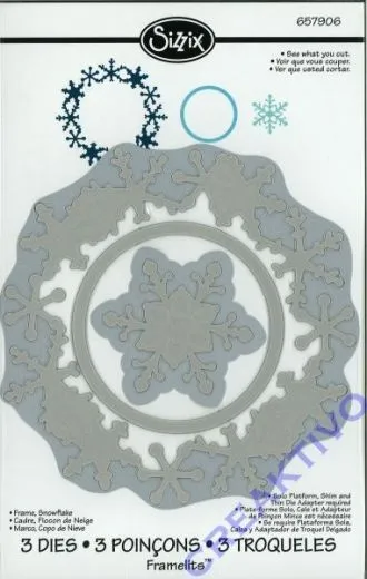 Sizzix Framelits Schablonenset Schneeflocke