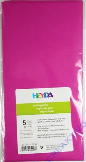 Seidenpapier 50x70 cm pink 5 Blatt