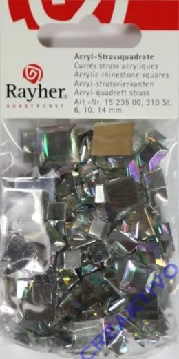 Acryl Strassquadrate 6, 10 und 14mm