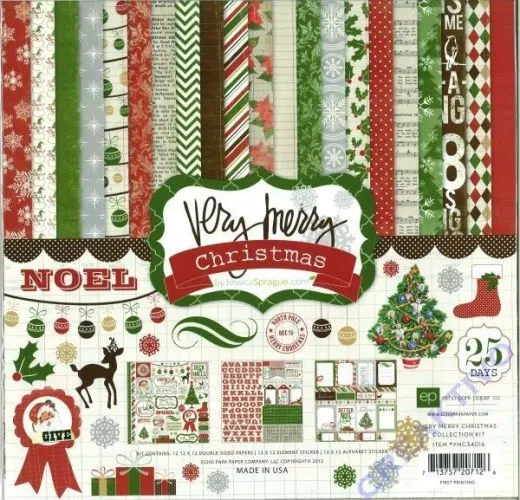 Echo Park Very merry christmas