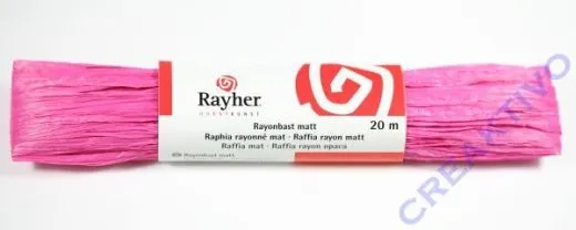 Rayonbast matt 20m pink
