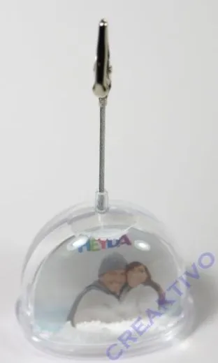 Schneekugel Karten-Clip