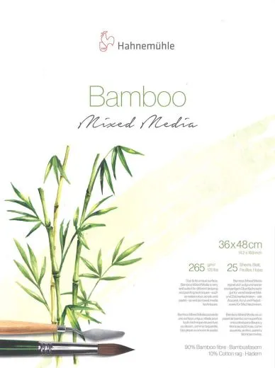 Bamboo-Mixed Media 36 x 48 cm Block 25 Blatt