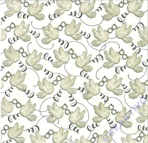 Premium Glitter Scrapbook paper Marriage 165