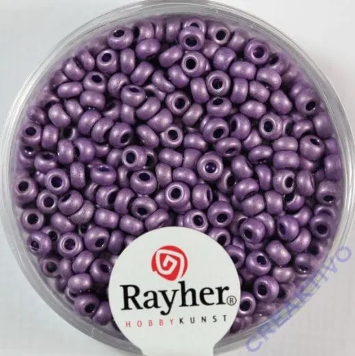 Metallic Rocailles 2,6mm matt violett