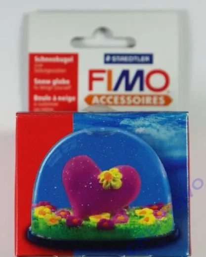 Fimo Schneekugel