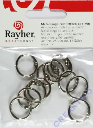 Rayher Metallringe zum �ffnen 14mm