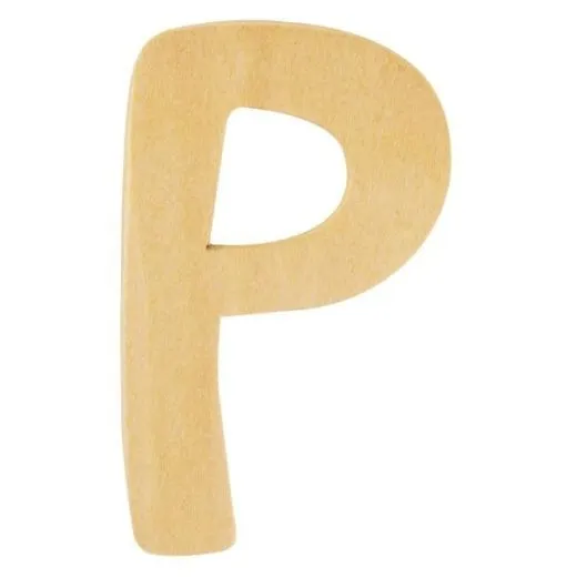 Holz-Buchstabe 6cm P