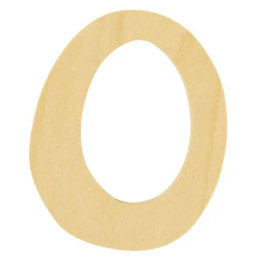 Holz-Zahl 6cm 0
