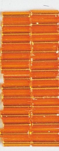 Glasstifte, 7/2 mm, mit Silbereinzug orange