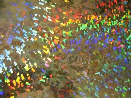 Holografie-Karton gold