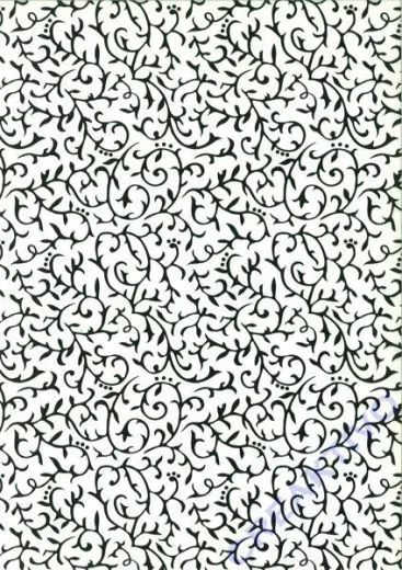 Transparentpapier A4 Black & White - Ranken (Restbestand)