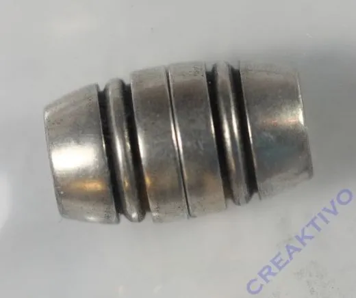 Pracht Magnetverschluss oval platin antik 16x10mm