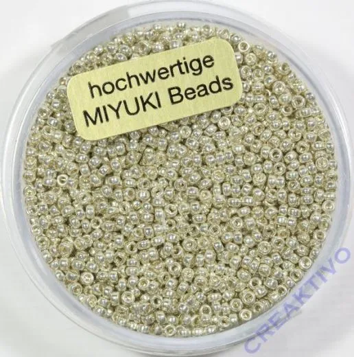 Jap. Miyuki Beads 1,5mm 6g silver