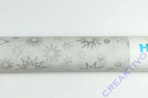 Transparentpapier Stardust silber 50x70cm