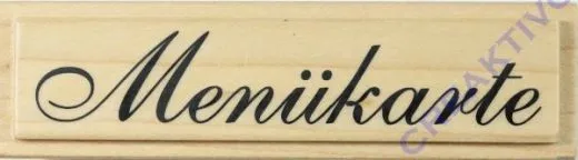 Knorr Stempel Men�karte