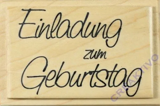 Knorr Stempel Einladung zum Geburtstag