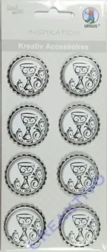 Kreativ Accessoires Charity - Kelche silber