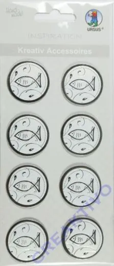 Kreativ Accessoires Charity - Fische silber