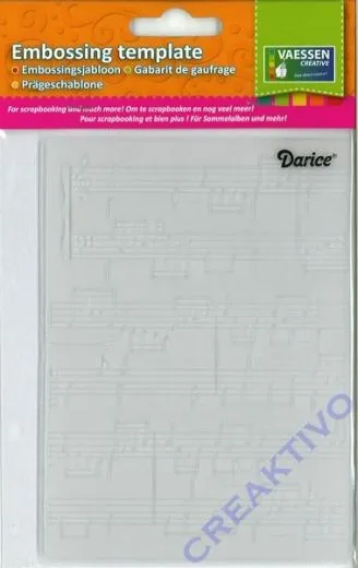Darice Pr�geschablone Noten