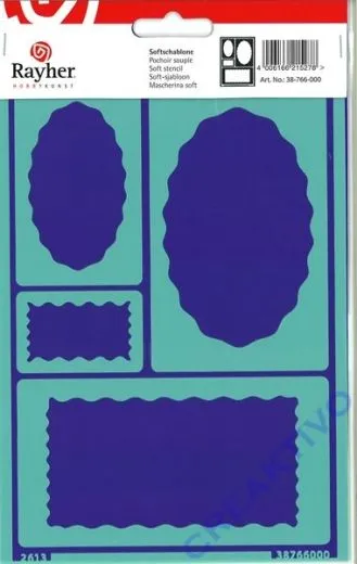 Rayher Softschablone Wellenschilder