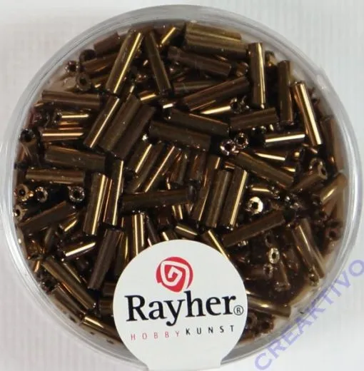 Glasstifte, 7/2 mm, mit Silbereinzug kupfer